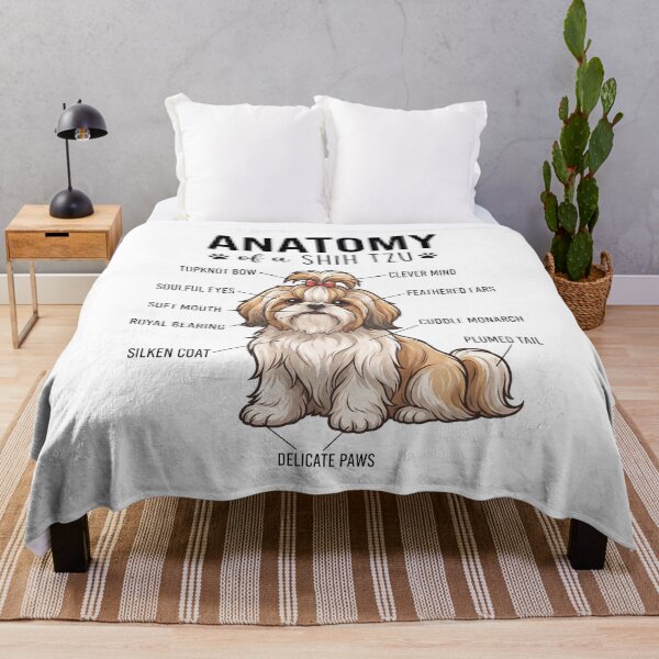 Item preview, Amante de la anatomía del perro Shih Tzu designed and sold by dian-rody-crest.