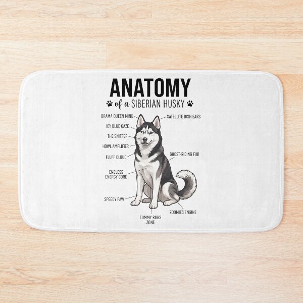 Item preview, Siberian Husky Anatomy Dog Lover designed and sold by dian-rody-crest.