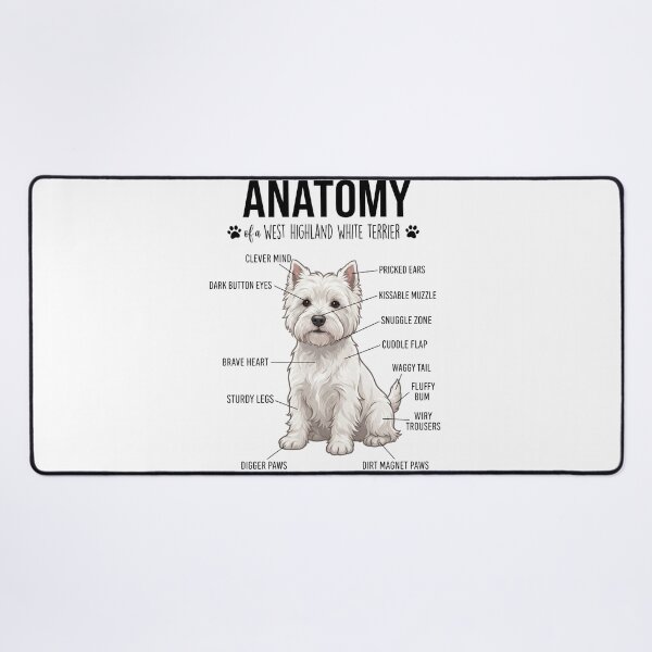 Item preview, West Highland White Terrier Anatomy Dog Lover designed and sold by dian-rody-crest.