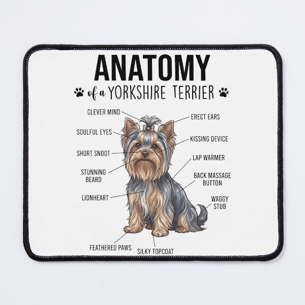 Item preview, Yorkshire Terrier Anatomy Dog Lover designed and sold by dian-rody-crest.