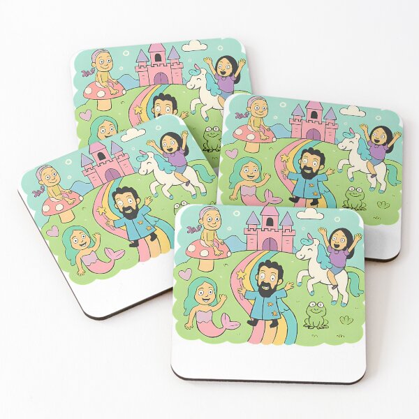 Item preview, Whimsical Fantasy System Of A Down Cartoon designed and sold by RetroGalaxies.