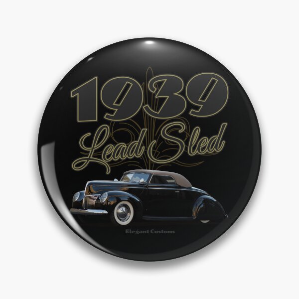 Item preview, 1939 Lead Sled with text - Lowrider, Kustom, Hot Rod, Muscle Car designed and sold by Elegant Customs.