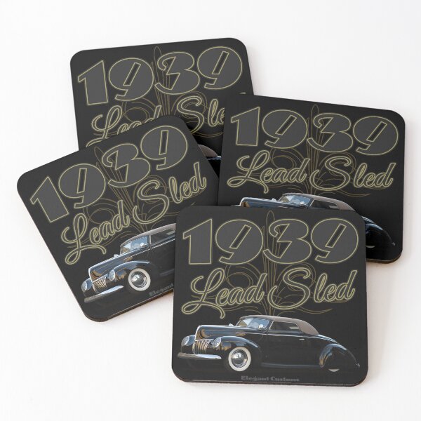 Item preview, 1939 Lead Sled with text - Lowrider, Kustom, Hot Rod, Muscle Car designed and sold by Elegant Customs.