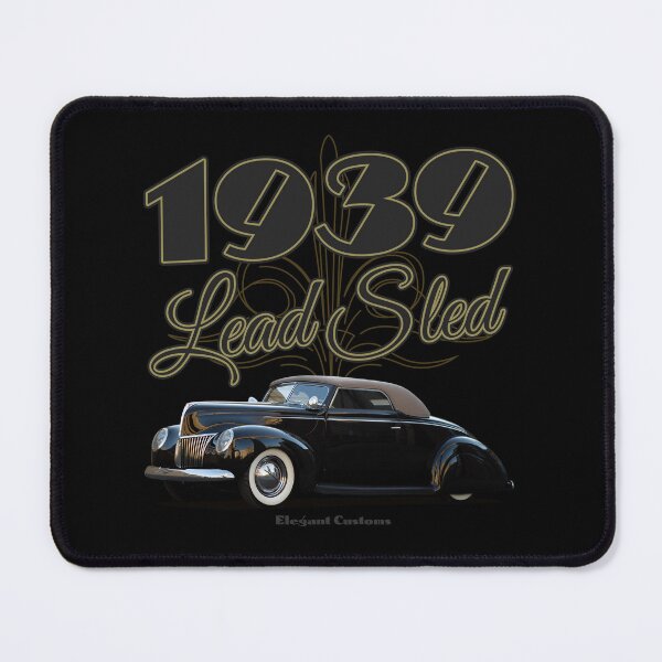 Item preview, 1939 Lead Sled with text - Lowrider, Kustom, Hot Rod, Muscle Car designed and sold by Elegant Customs.
