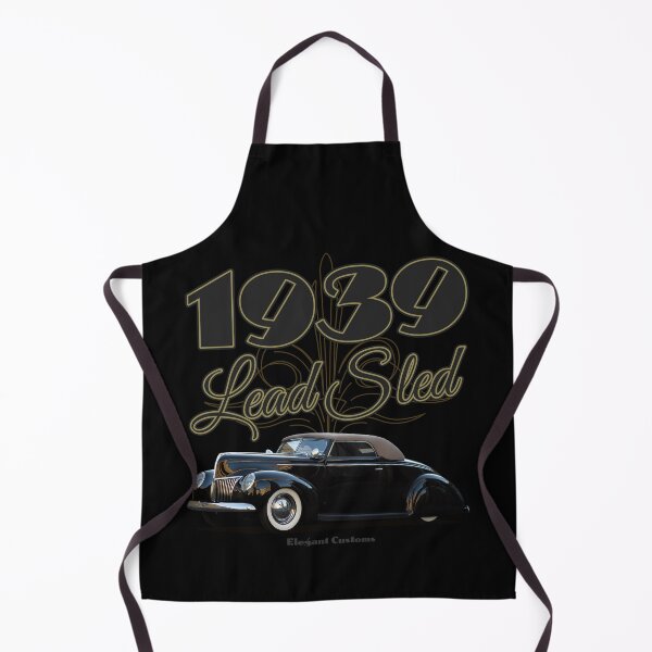 Artikelvorschau, 1939 Lead Sled mit Text – Lowrider, Kustom, Hot Rod, Muscle Car entworfen und verkauft von Elegant Customs.