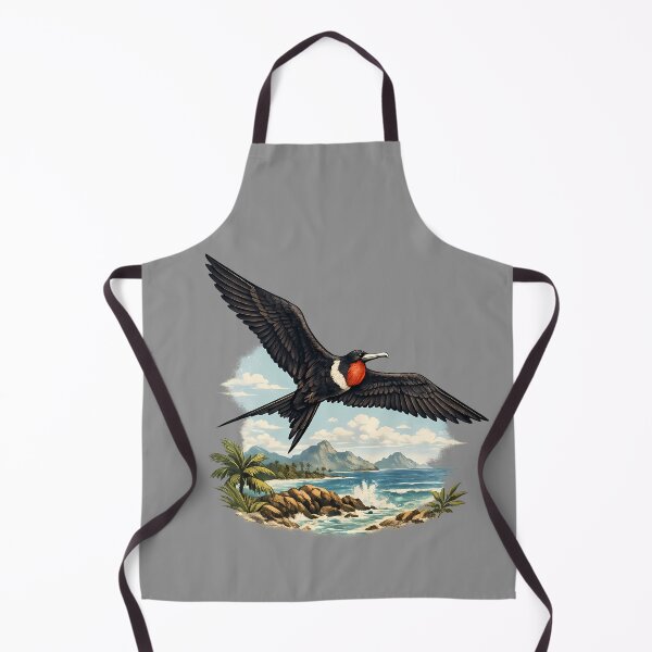 Item preview, Frigate gliding over the tropical coast designed and sold by Daily Quirk.