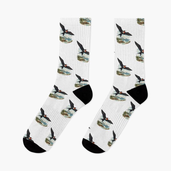 Item preview, Frigate gliding over the tropical coast designed and sold by Daily Quirk.