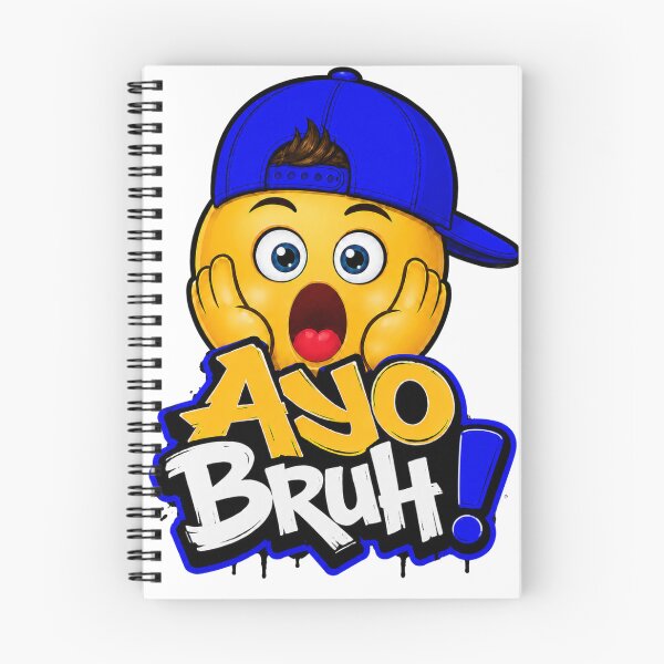 Item preview, Cool Ayo Bruh Character - Blue Color designed and sold by AyoBruh Memes.