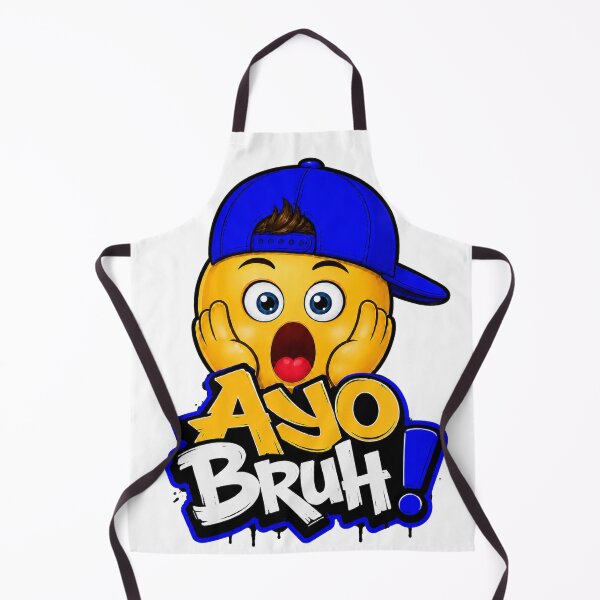Item preview, Cool Ayo Bruh Character - Blue Color designed and sold by Hello Baddie Shop.