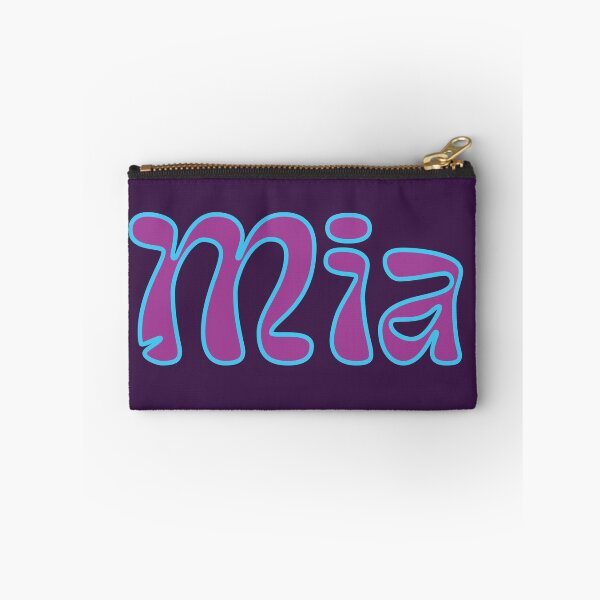Item preview, Mia Name Retro Design - Purple + Blue designed and sold by aligchi.