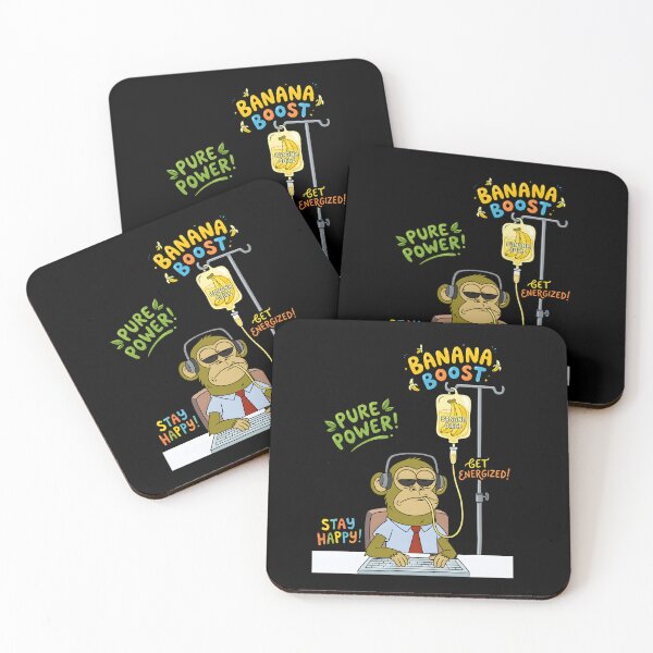 Item preview, Monkey Banana Boost Pure Power Stay Happy designed and sold by KristenSabol.