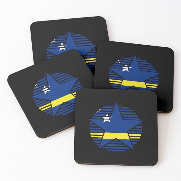 Item preview, Retro Curaçao Flag Star CW designed and sold by shitpostee.