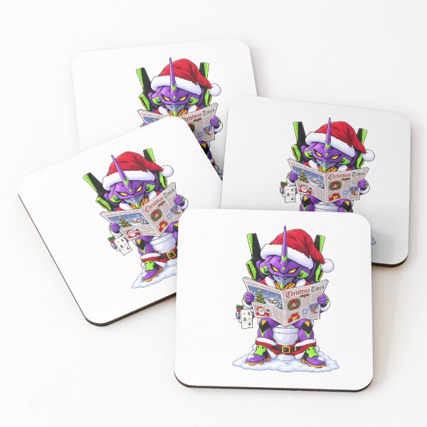 Item preview, Evangelion Unit 01 Neon Genesis Evangelion Christmas Newspaper Humor designed and sold by mildaclairmo.