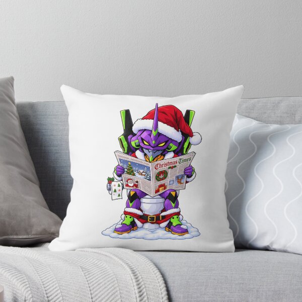 Item preview, Evangelion Unit 01 Neon Genesis Evangelion Christmas Newspaper Humor designed and sold by mildaclairmo.