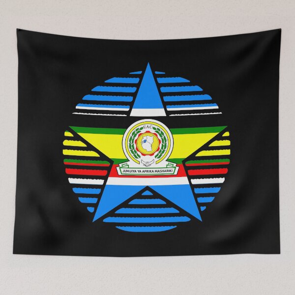 Item preview, Retro East African Community Flag Star EAC designed and sold by shitpostee.