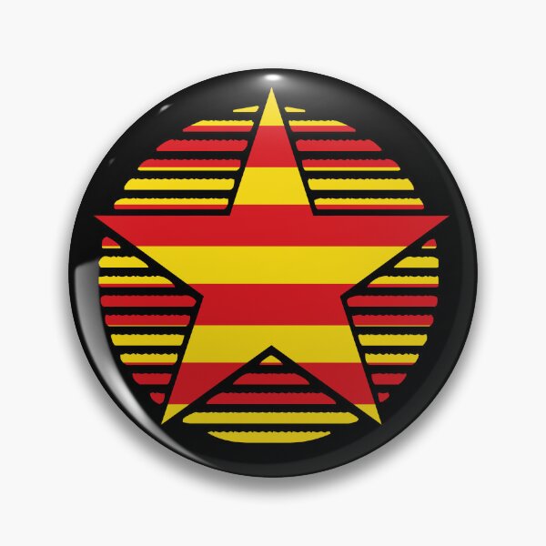 Item preview, Retro Catalonia Flag Star ES-CT designed and sold by shitpostee.