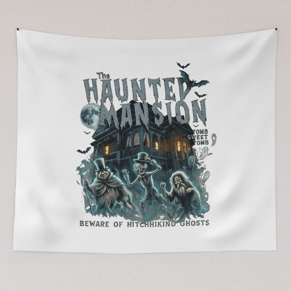 Item preview, Spooky Mansion Ghosts Retro  designed and sold by JenniferP92019.
