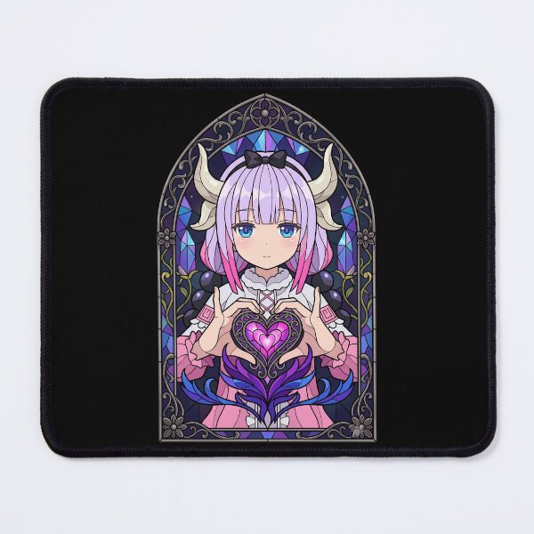 Item preview, Kanna Kamui Miss Kobayashi Dragon Maid Heart Stained Glass designed and sold by mildaclairmo.