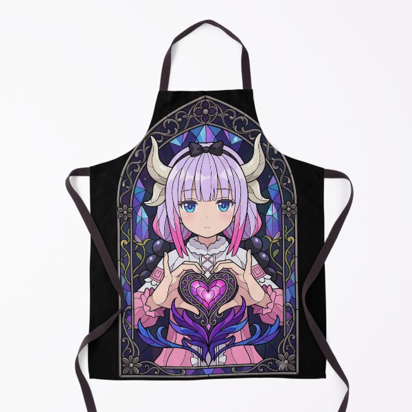 Item preview, Kanna Kamui Miss Kobayashi Dragon Maid Heart Stained Glass designed and sold by mildaclairmo.