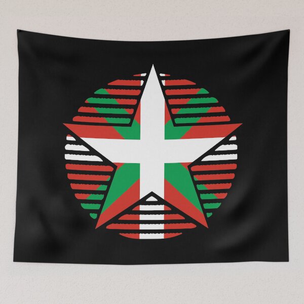 Item preview, Retro Basque Country Flag Star ES-PV designed and sold by shitpostee.
