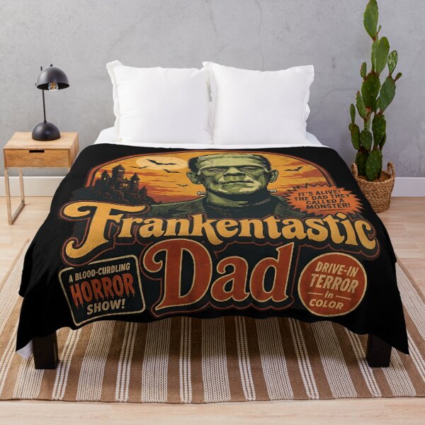 Item preview, Frankentastic Dad – Funny Vintage Frankenstein Halloween Father Design designed and sold by artworkathome.