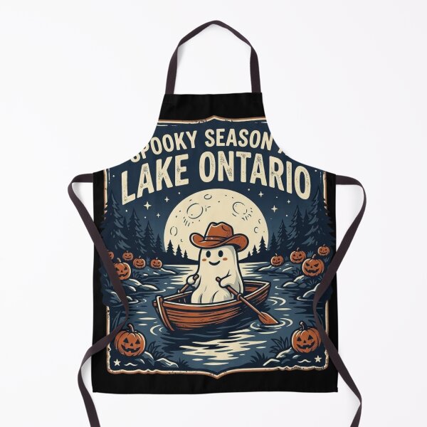 Item preview, Spooky Season At Lake Ontario Sweatshirt - Vintage Halloween Cowboy Ghost Graphic designed and sold by designer-shop.