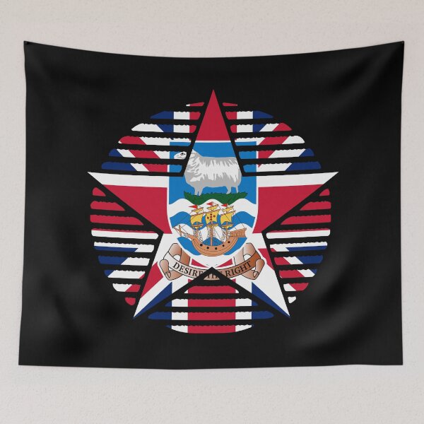 Item preview, Retro Falkland Islands Flag Star FK designed and sold by shitpostee.