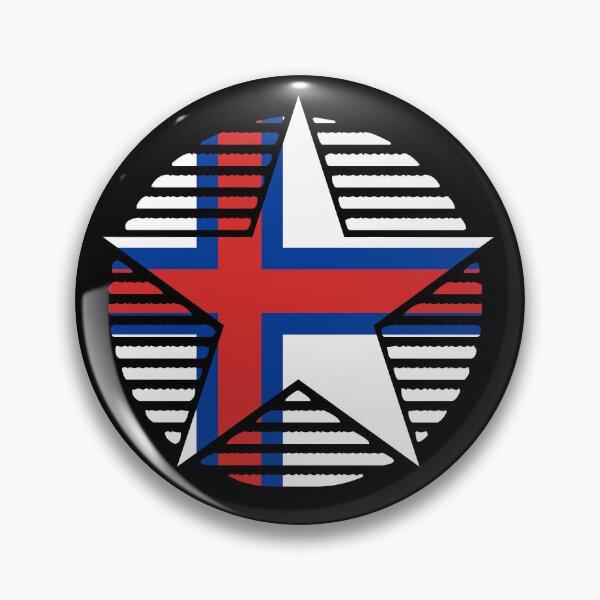 Item preview, Retro Faroe Islands Flag Star FO designed and sold by shitpostee.