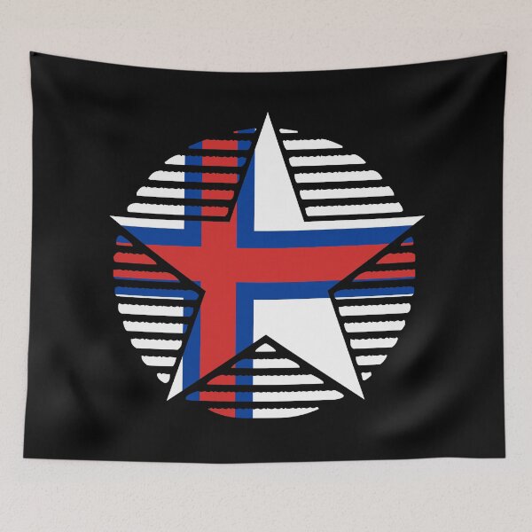 Item preview, Retro Faroe Islands Flag Star FO designed and sold by shitpostee.