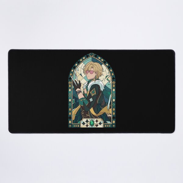 Item preview, Aventurine Honkai Star Rail Emerald Clover Stained Glass designed and sold by mildaclairmo.