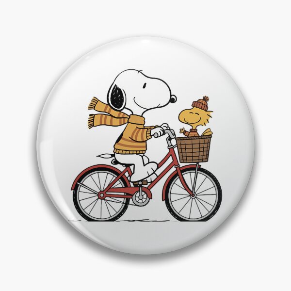Item preview, Snoopy And Woodstock Cozy Autumn Bike Ride designed and sold by RedZodiac-Brand.