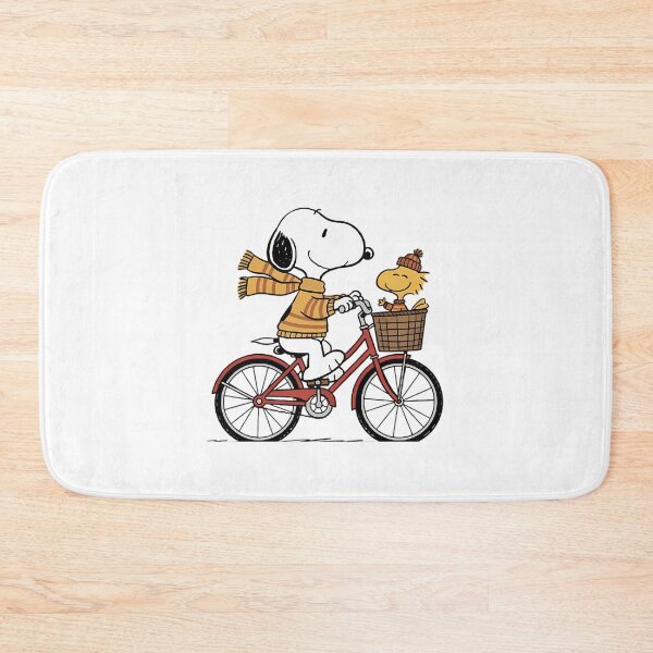 Item preview, Snoopy And Woodstock Cozy Autumn Bike Ride designed and sold by RedZodiac-Brand.