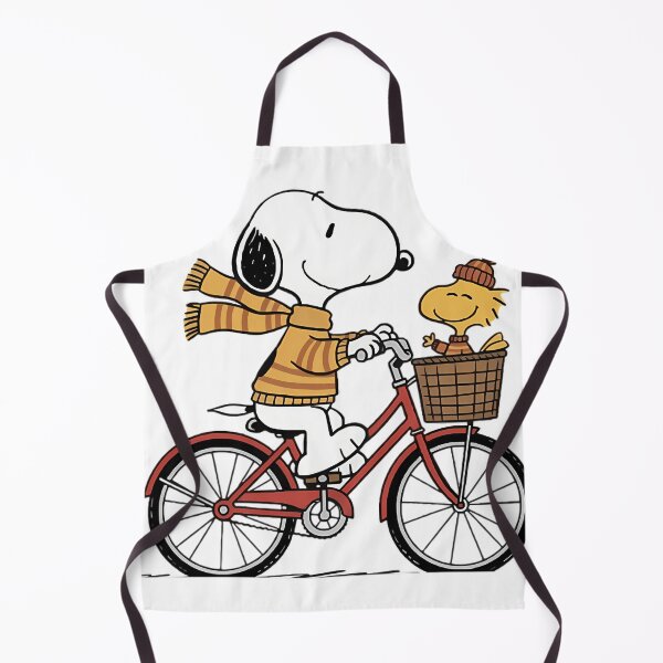 Item preview, Snoopy And Woodstock Cozy Autumn Bike Ride designed and sold by RedZodiac-Brand.