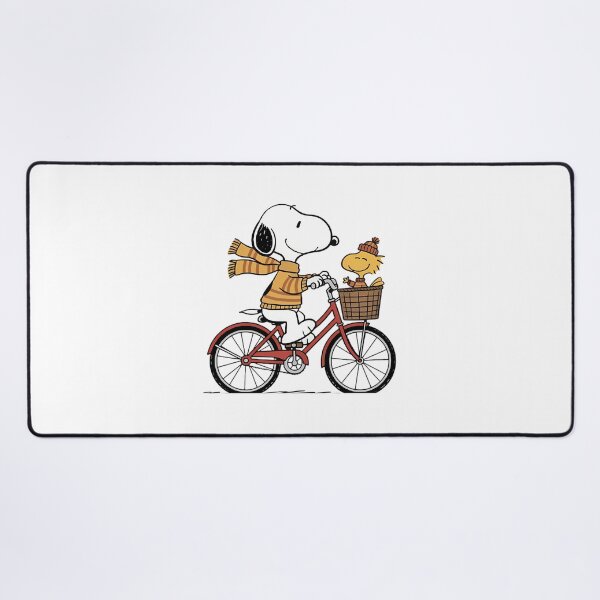 Item preview, Snoopy And Woodstock Cozy Autumn Bike Ride designed and sold by RedZodiac-Brand.