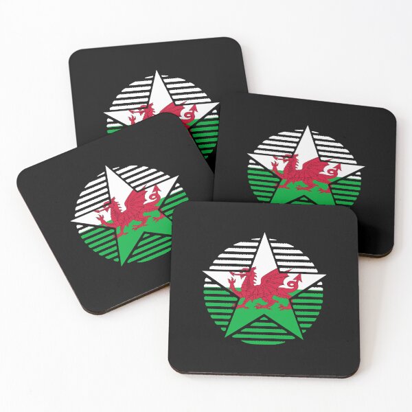 Item preview, Retro Wales Flag Star GB-WLS designed and sold by shitpostee.