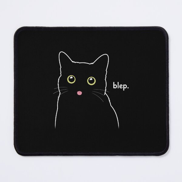 Item preview, Cute Black Cat Blep Minimalist Funny Kitty Lover Design designed and sold by MiALopezArt.