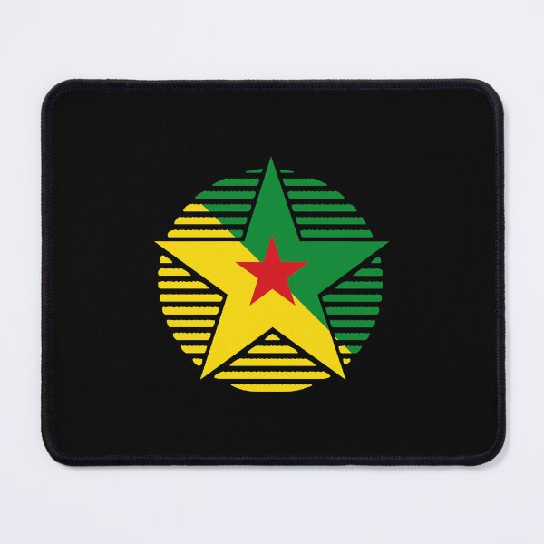 Item preview, Retro French Guiana Flag Star GF designed and sold by shitpostee.