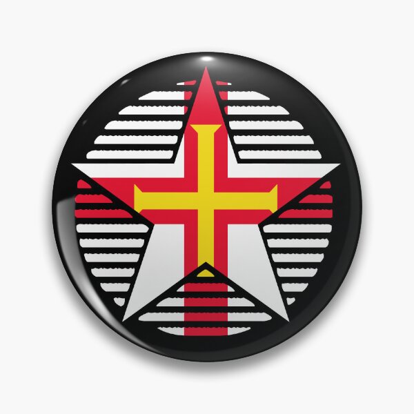 Item preview, Retro Guernsey Flag Star GG designed and sold by shitpostee.