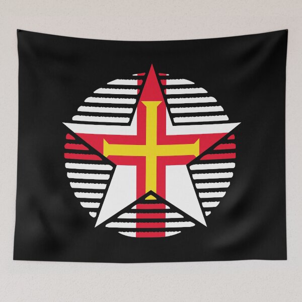 Item preview, Retro Guernsey Flag Star GG designed and sold by shitpostee.
