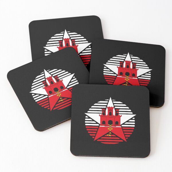 Item preview, Retro Gibraltar Flag Star GI designed and sold by shitpostee.