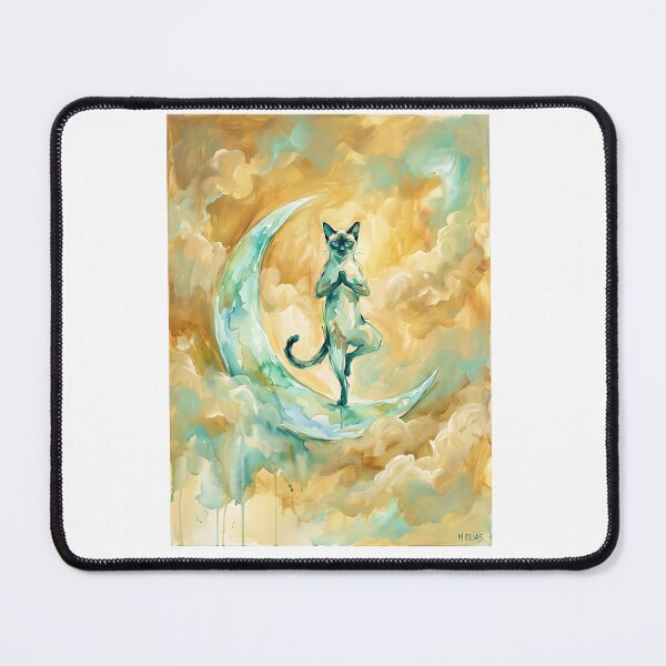 Item preview, Siamese Moon Yoga designed and sold by PictoVibe.