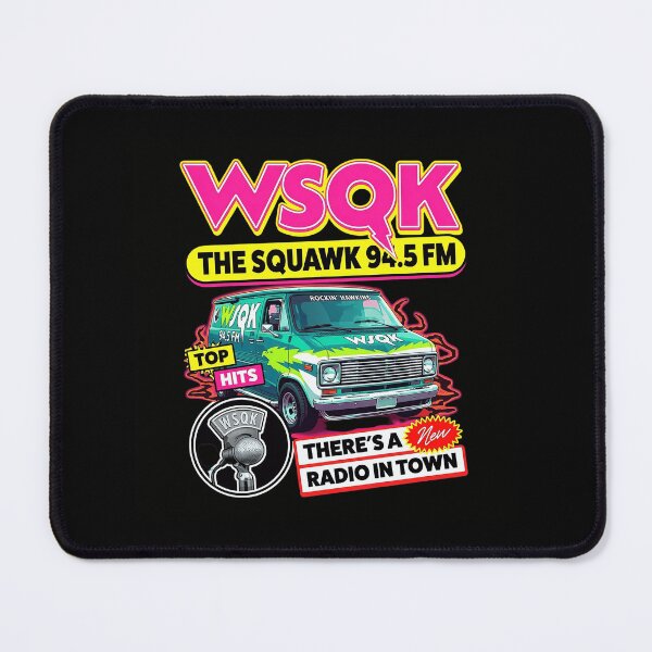 Item preview, WSQK The Squawk 94.5 Radio Van Design designed and sold by AlemaArtPrint.