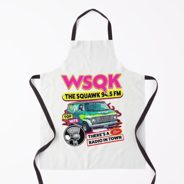 Item preview, WSQK The Squawk 94.5 Radio Van Design designed and sold by AlemaArtPrint.
