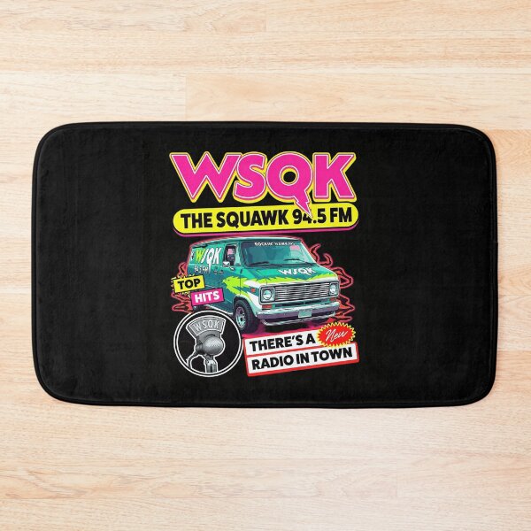Item preview, WSQK The Squawk 94.5 Radio Van Design designed and sold by AlemaArtPrint.