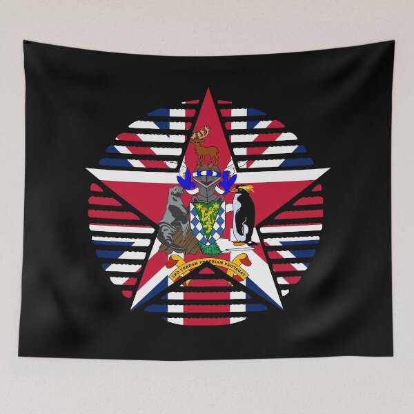 Item preview, Retro South Georgia and the South Sandwich Islands Flag Star GS designed and sold by shitpostee.