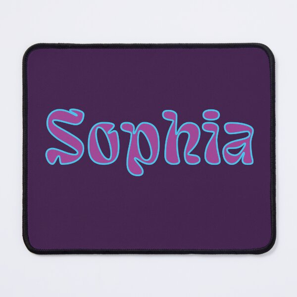 Item preview, Sophia Name Retro Design - Purple + Blue designed and sold by aligchi.