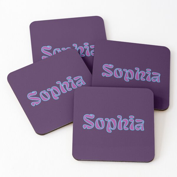 Item preview, Sophia Name Retro Design - Purple + Blue designed and sold by aligchi.