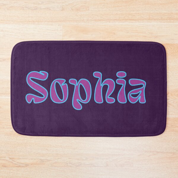 Item preview, Sophia Name Retro Design - Purple + Blue designed and sold by aligchi.