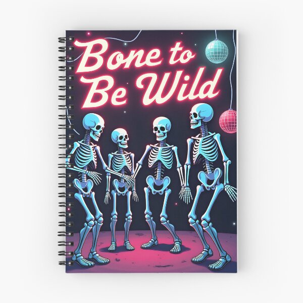 Item preview, Bone to Be Wild Skeleton Art designed and sold by Everywhere Prints.