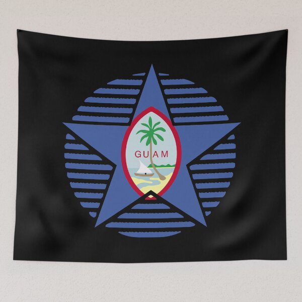 Item preview, Retro Guam Flag Star GU designed and sold by shitpostee.